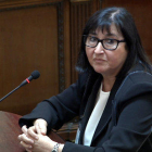 La directora de Contractació de la Generalitat, Mercè Corretja, declarant al Suprem.