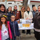 La plaza de la Sardana ha acogido varias actividades para recaudar dinero para La Marató.