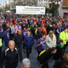 Los participantes han iniciado la marcha en la Rambla Nueva, ante el Teatro Tarragona