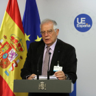 Pla mitjà del ministre d'Afers Exteriors espanyol, Josep Borrell.