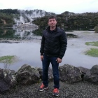 Pablo Solís en una excursió al Orakei Korako Geothermal Park.