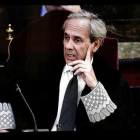 El fiscal del Tribunal Supremo Jaime Moreno durante la intervención a la vista del 18 de diciembre.