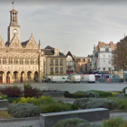 Imagen del centro de Saint-Quentin, Francia.