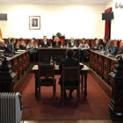 Imagen del pleno de presupuestos en el Ayuntamiento de Tortosa.