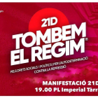 Imatge del cartell de la manifestació de Tarragona.