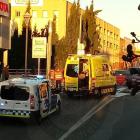La Policia Local ha tallar la circulació una estona de la carretera Barcelona.