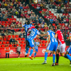 Imagen de una jugada del partido que el Deportivo jugó en el Nou Estadi de Tarragona contra el Gimnàstic el pasado septiembre.