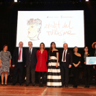 Fotografía de familia de todos los galardonados, ayer, en la Tarraco Arena Plaça.