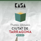 Cartell promocional de la 29a convocatòria dels premis literaris de Tarragona.