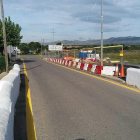 Imatge de les obres de la carretera d'accés a Santa Oliva.
