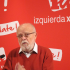 José Manuel Martín Pallín en una roda de premsa