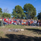 Un total de 12 grupos se reunieron en el Parc de l'Almatella.