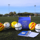 Las pelotas que ha entregado la entidad catalana a los equipos.