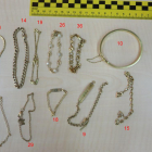 Imagen de algunas de las joyas expuestas.