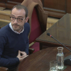 El responsable de Difusión de la Generalitat, Jaume Mestre, en el Tribunal Supremo.