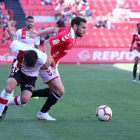 Iván López, durant el Nàstic-Mallorca del passat dissabte, que va acabar 2-1.