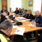 Pla general de la reunió de la Junta Local de Seguretat de Tortosa.