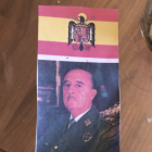 Imagen de la fotografía de Franco que han recibido.