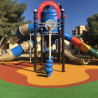 El parque se ha renovado con una nueva atracción infantil.