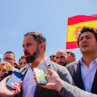 El president de Vox, Santiago Abascal, ha rebut al Balcó añs
