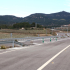 La A-27 inacabada a su paso por el término de Valls a los pies del Coll de Lilla en una imagen de archivo.