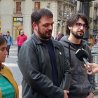 Ferran Reyes, a la dreta, candidat de «Front Republicà».