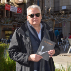 Josep Maria Rovira este sábado en la plaza del Patio de Valls.