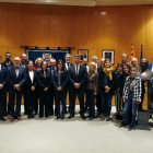 Imatge de l'acte institucional celebrat a la Sala de Plens de l'Ajuntament de Cambrils per cloure l'any Vidal i Barraquer.