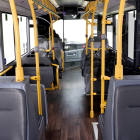 Una imatge de l'aspecte que tindrà l'interior dels nou autobusos municipals.