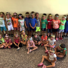 Imatge d'un grup d'infants que van participar al Casal d'Estiu 2018.