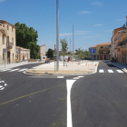 Imatge de la plaça de la Vila després dels treballs de remodelació.