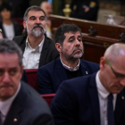 Jordi Sànchez, durant la primera jornada del judici de l'1-O el 12 de febrer del 2019.