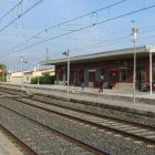 Imatge de l'estació de Renfe a l'Arboç.