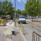 Imatge de les obres al carrer Centcelles de Constantí.