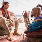 Tipo Massoud y Will Smith, dos de los protagonistas del filme 'Aladdin'