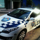 Coche de la Policía Local de O Porriño.