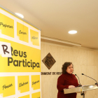 La concejala de Participación, Montserrat Flores.
