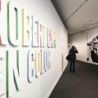 Imagen de la exposición 'Robert Capa en color' en el Caixaforum de Tarragona.