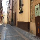 Uno de los paneles de la Ruta Gaudí Riudoms en la calle del Beat Bonaventura Gran.