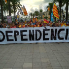 Imagen de la manifestación en Jaume I.