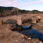 Plano general del Pont Vell de Montblanc destruido por los aguaceros del pasado 22 de octubre en la Conca de Barberà.