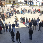 Concentració davant l'Ajuntament de Ciempozuelos per condemnar l'agressió sexual.