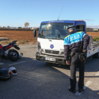 Accidente en una carretera de las comarcas tarraconenses donde un motorista perdió la vida.