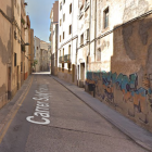 Imagen de la calle Sant Francesc de Valls.
