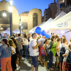 Imagen de la jornada del viernes por la noche, con la plaza Corsini llena hasta los topes.