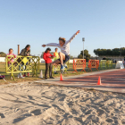 El salto de longitud fue una de las últimas competiciones que se han disputado.