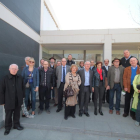 Visita de diversos membres del Senat al Campus Sescelades de la URV i a la seu de l'IPHES, el 15 de març del 2014.
