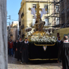 Imagen de la Pietat llegando a la Catedral de Tarragona.