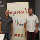 Sisco Esquerda, cap sectorial de la fruita seca de JARC (esquerra), i Xavier Vela, president de JARC (dreta).