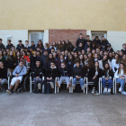 Imagen del encuentro de los alumnos en Reus